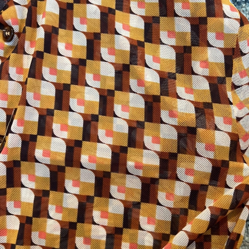Funky Mesh Buttondown - Picture 3 of 3